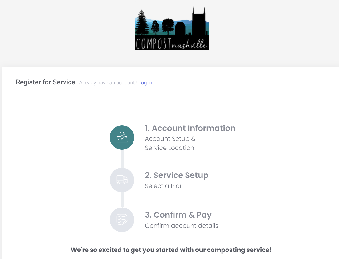 Compost Nashville signup form