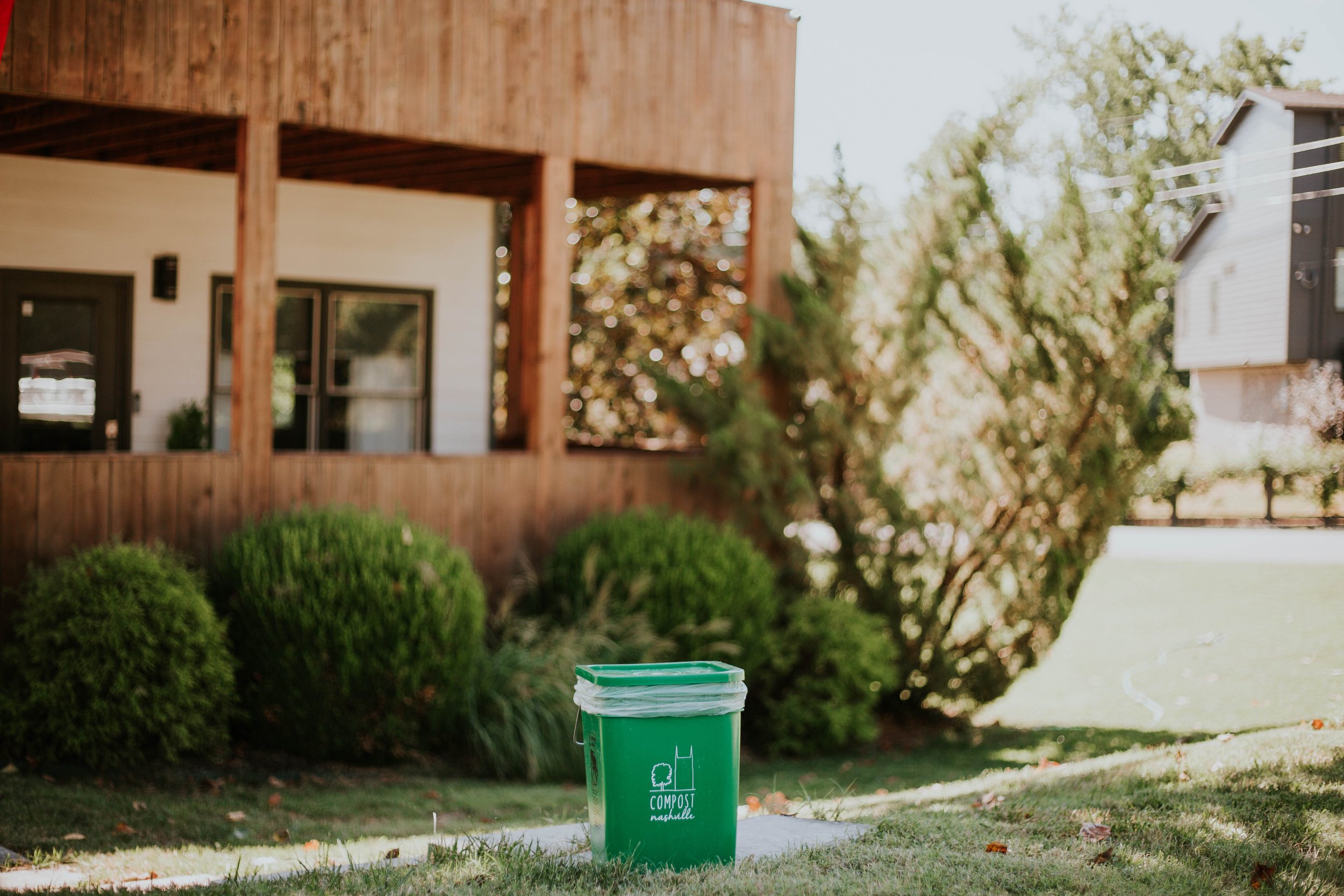 Compost Nashville bin delivered to a home